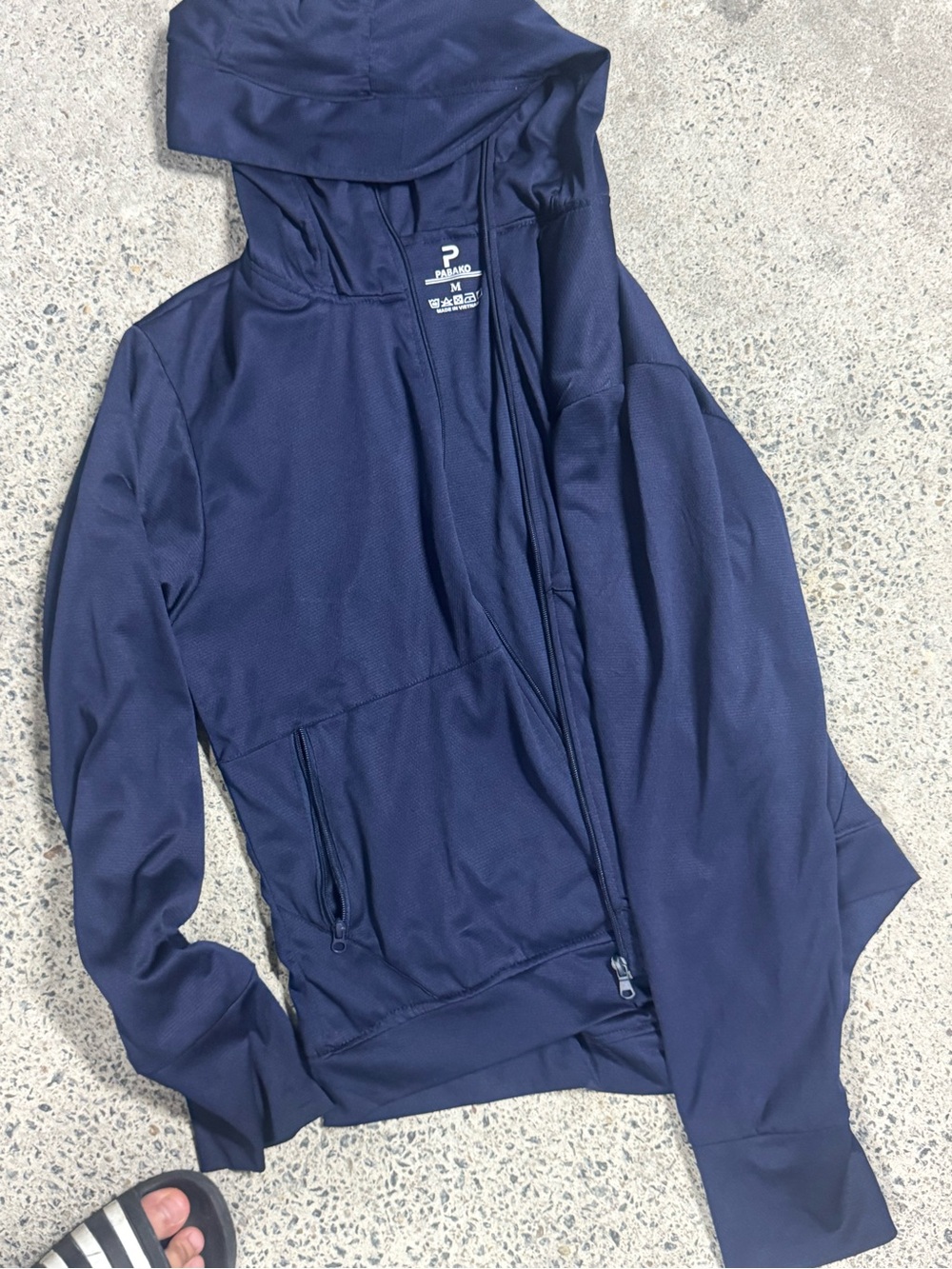 P.E Nation Navy Hooded Jacket - Women's Lightweight Zip-Up